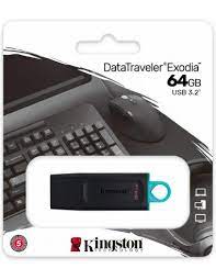 PEN DRIVE USB KINGSTON 3.2 64GB